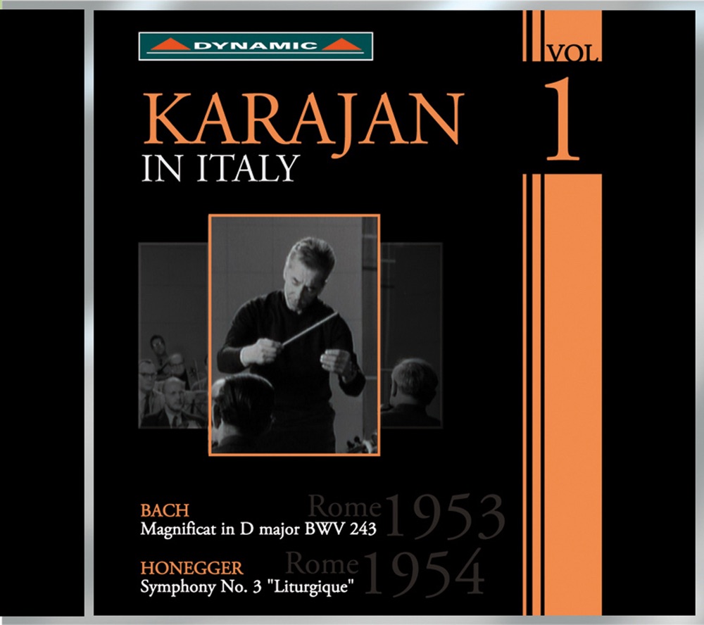 Обложка альбома «Karajan in Italy, Vol. 1» — Elisabeth Schwarzkopf, Nicolai Gedda, Oralia Dominguez, RAI Chorus, Rome, RAI Symphony Orchestra, Rome, Herbert von Karajan, Giorgio Tadeo & Esther Orell