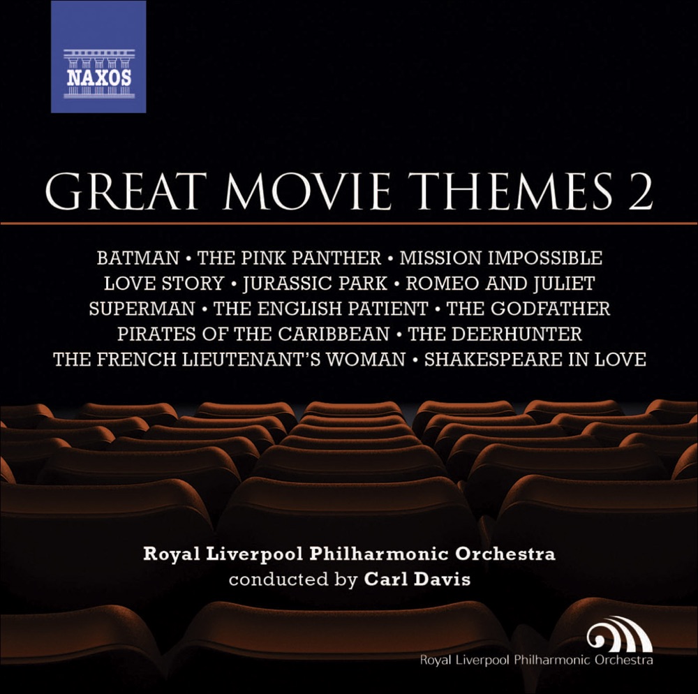 Обложка альбома «Great Movie Themes 2» — Carl Davis & Royal Liverpool Philharmonic Orchestra