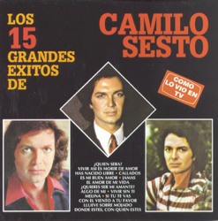 15 Grandes Éxitos, Vol. I - A Petición del Publico - Camilo Sesto Cover Art