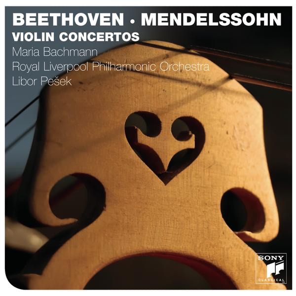 Обложка альбома «Beethoven & Mendelssohn: Violin Concertos» — Maria Bachmann