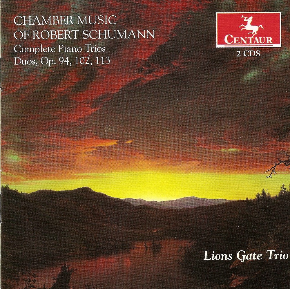 Обложка альбома «Schumann, R.: Piano Trios (Complete) - Marchenbilder - 5 Pieces in Folk Style - Fantasiestucke - 3 Romanzen» — Lions Gate Trio, Katie Lansdale, Florence Millet & Scott Kluksdahl