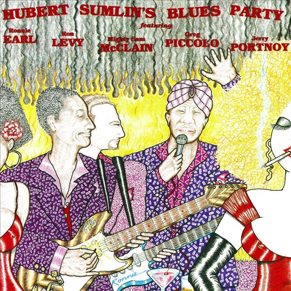 Обложка альбома «Hubert Sumlin's Blues Party (feat. Greg Piccolo, Jerry Portnoy, Mighty Sam McClain, Ron Levi & Ronnie Earl)» — Hubert Sumlin