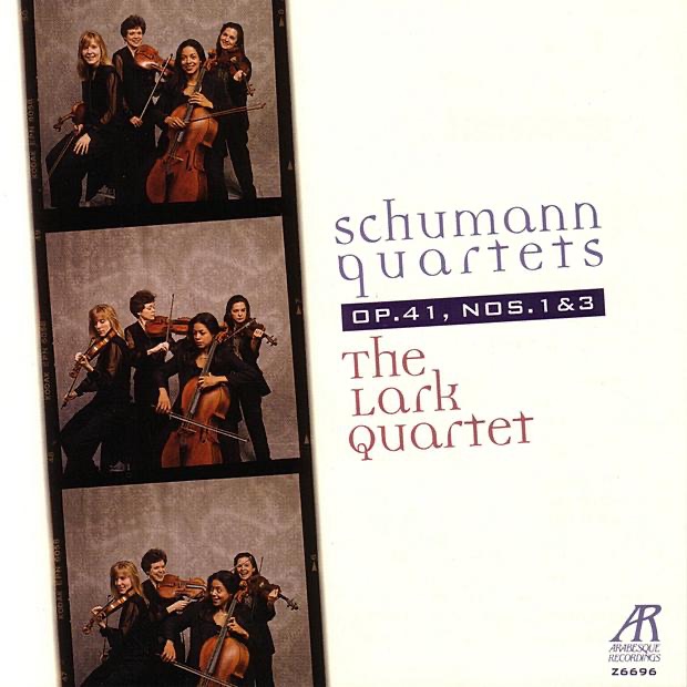Обложка альбома «Schumann: Quartets, Op. 41, Nos. 1 & 3» — The Lark Quartet