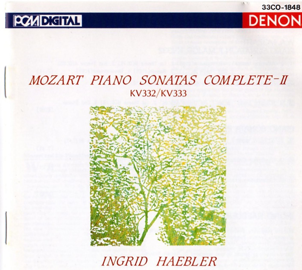 Обложка альбома «Mozart: Piano Sonatas Nos. 12 & 13» — Ingrid Haebler