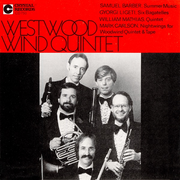Обложка альбома «Westwood Wind Quintet» — Westwood Wind Quintet, John Barcellona, Peter Christ, David Atkins, Kenneth Meyer & Calvin Smith