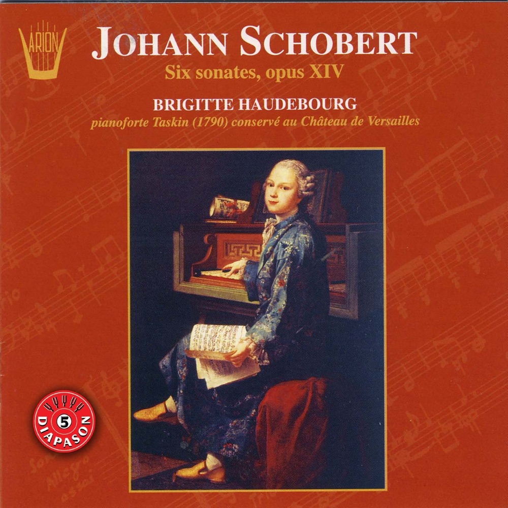 Обложка альбома «Schobert : 6 Sonates dédiées à Mme de la Valette, Op. 14» — Brigitte Haudebourg