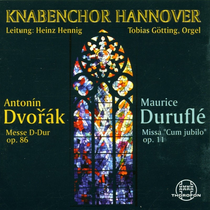 Обложка альбома «Dvořák & Duruflé: Messen» — Hanover Boys Choir, Tobias Gotting & Heinz Henning