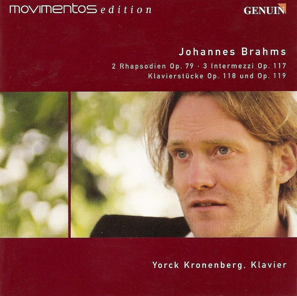 Обложка альбома «Brahms: Piano Works (Movimentos Edition)» — Yorck Kronenberg