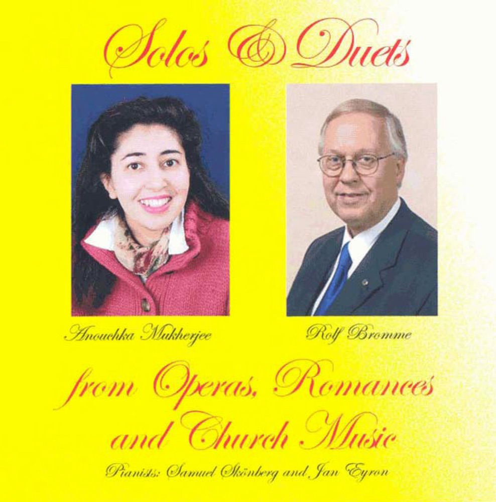 Обложка альбома «Solos & Duets from Operas, Romances and Church Music» — Rolf Bromme, Samuel Skonberg, Jan Eyron & Anouchka Mukherjee