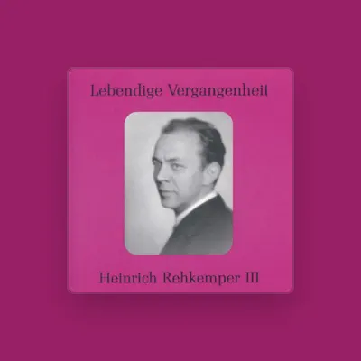 Listen to Heinrich Rehkemper, watch music videos, read bio, see tour dates & more!