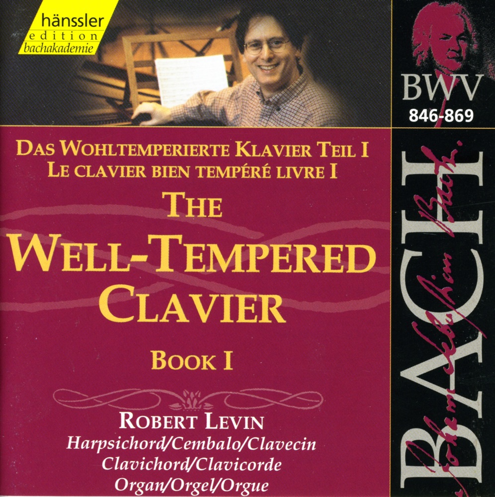 Обложка альбома «Bach, J.S.: Well-Tempered Clavier (The), Book 1, Bwv 846-869» — Robert Levin