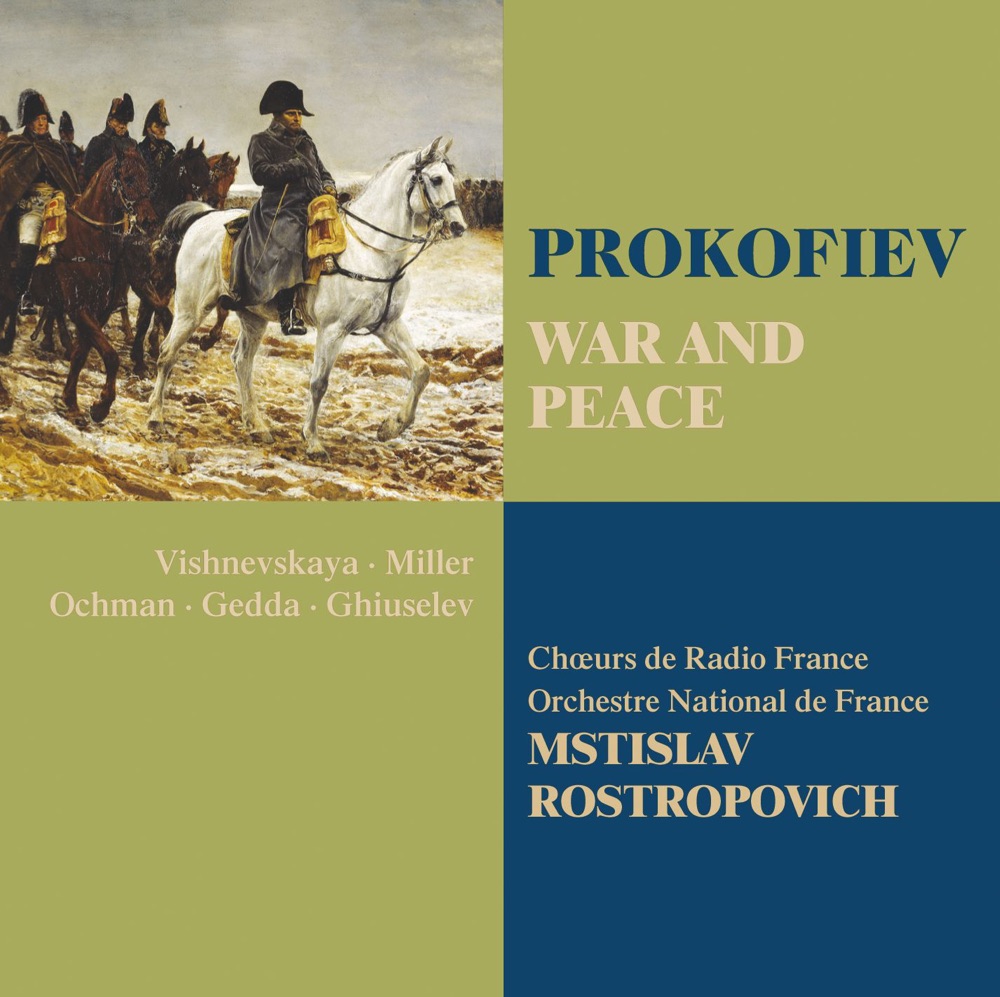 Обложка альбома «Prokofiev: War and Peace» — Chœurs de Radio France, Mstislav Rostropovich & Orchestre National de France