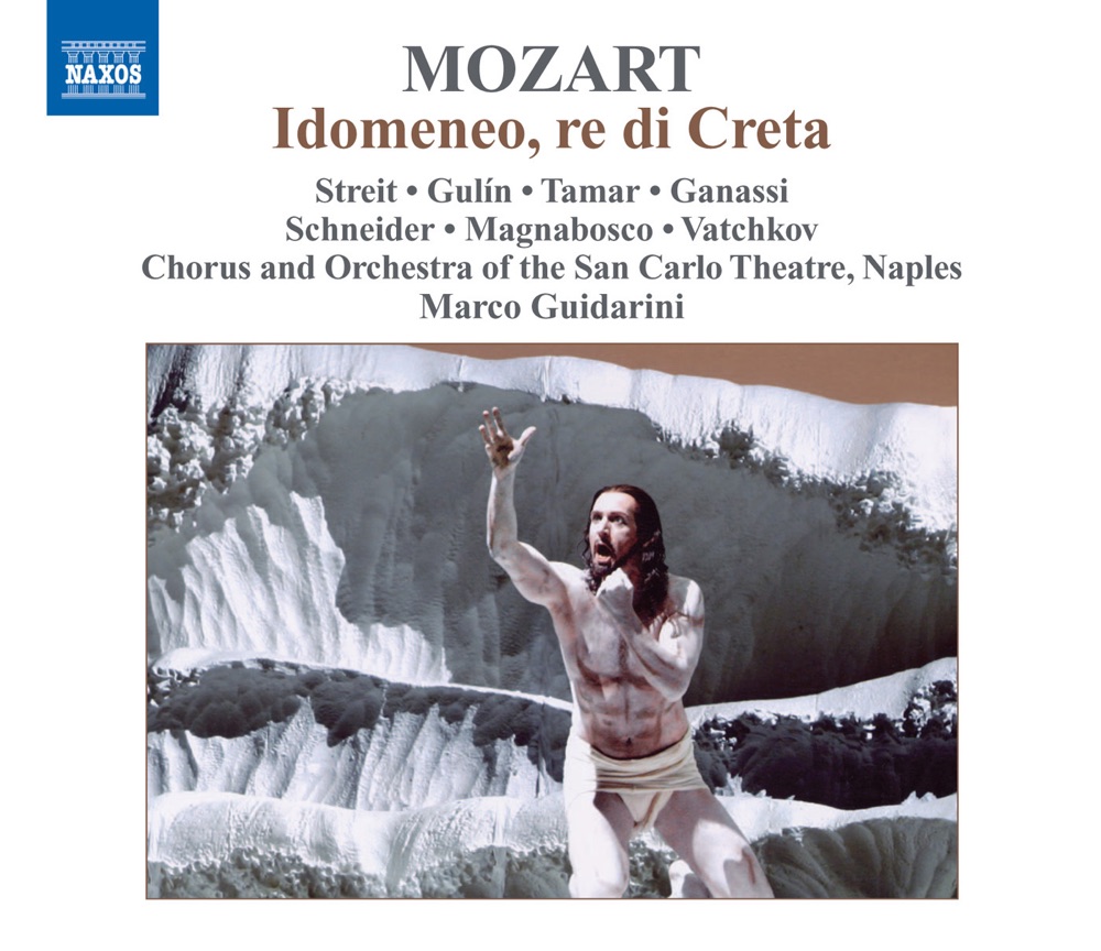 Обложка альбома «Mozart, W.A.: Idomeneo» — Sonia Ganassi, San Carlo Theatre Chorus, Marco Guidarini, San Carlo Theatre Orchestra, Kurt Streit, Iano Tamar, Deyan Vatchkov, Jörg Schneider, Angeles Blancas Gulin, Dario Magnabosco, Antonietta Bellone, Lucia Gaeta, Carmine Durante & Carmine Mennella