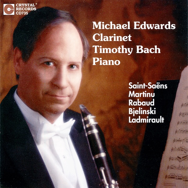 Обложка альбома «Michael Edwards, Clarinet» — Michael Edwards & Timothy Bach
