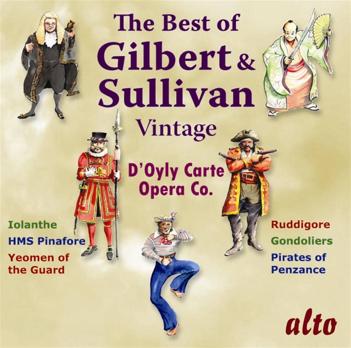 The Best of Gilbert & Sullivan Vintage cover art