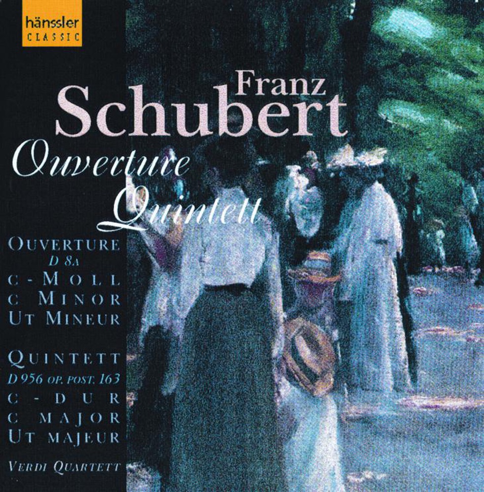 Обложка альбома «Schubert: String Quintet In C Major, D. 956 - Overture In C Minor, D. 8A» — Verdi Quartet