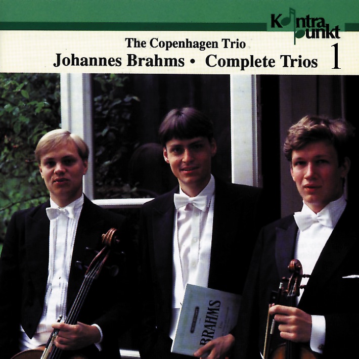 Обложка альбома «Brahms: Complete Trios, Vol. 1» — The Copenhagen Trio, Søren Elbæk, Morten Mogensen & Troels Svane