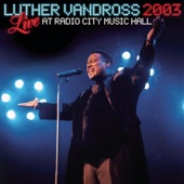 Luther Vandross: Live At Radio City Music Hall, 2003 artwork