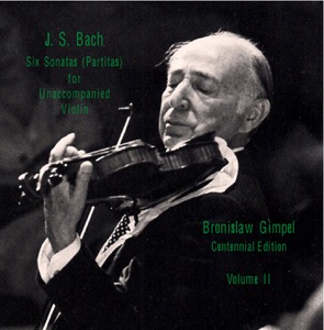Bach: 6 Sonatas (Partitas) for Unaccompanied Violin, Vol. 2