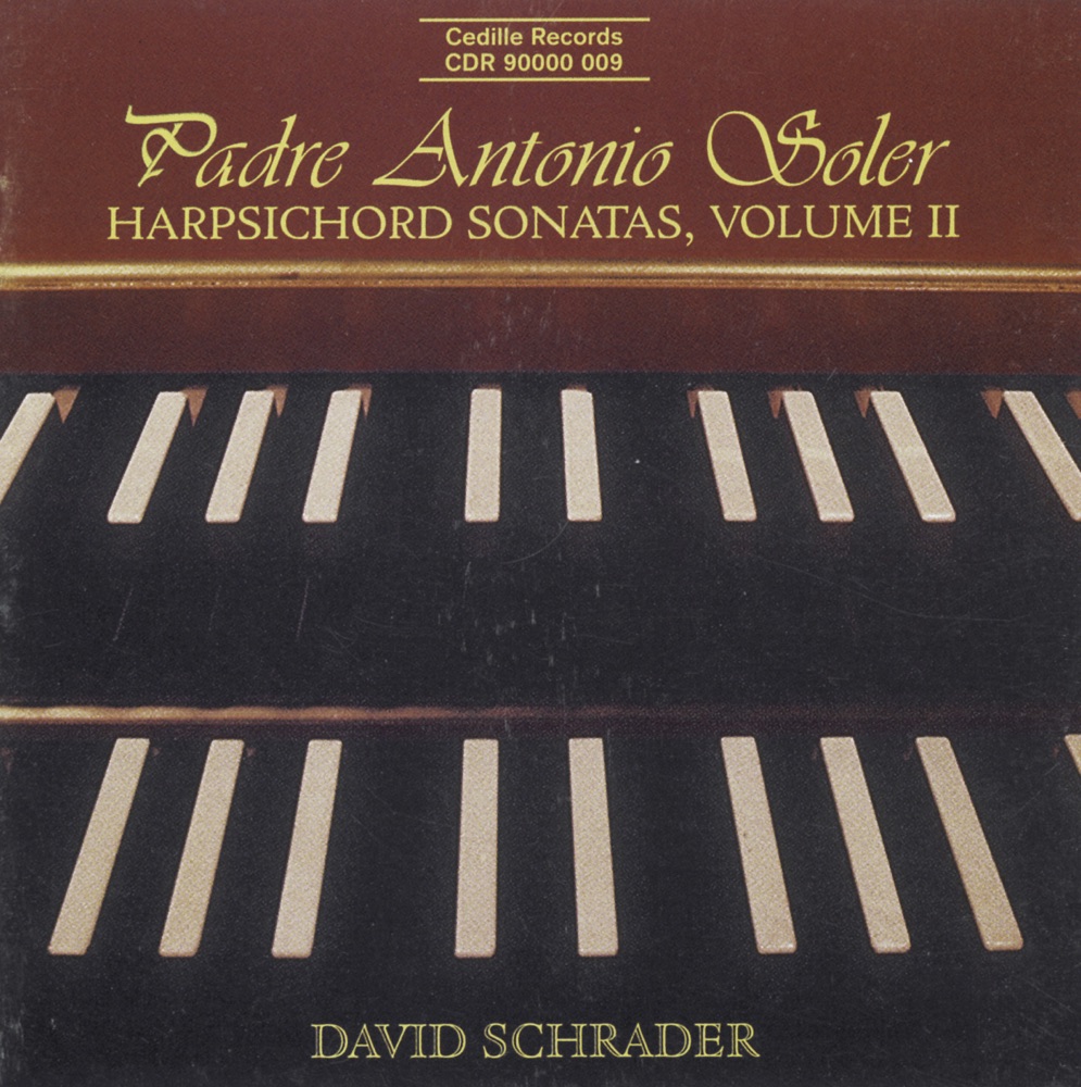 Обложка альбома «Soler: Harpsichord Sonatas, Vol. Ii» — David Schrader