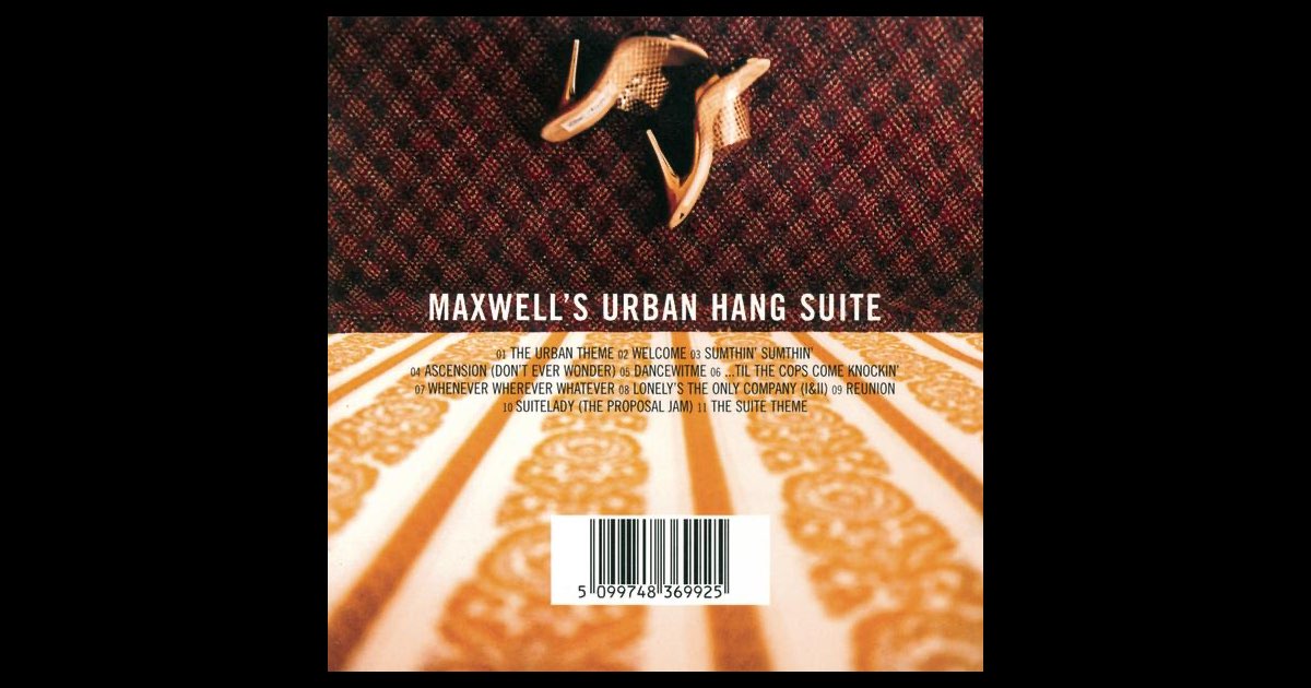 MAXWELL'S URBAN HANG SUITE LPレコード MAXWELL - Maxwell's Urban Hang Suite - Amazon.com Music