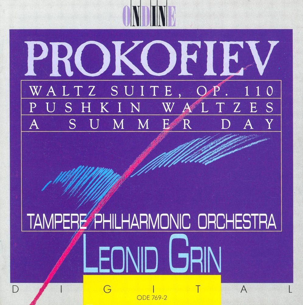 Обложка альбома «Prokofiev: Waltz Suite, Pushkin Waltzes, Summer Day» — Tampere Philharmonic Orchestra & Leonid Grin
