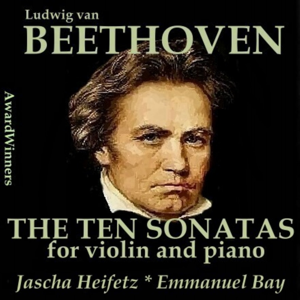 Обложка альбома «Beethoven, Vol. 09 - 10 Violin & Piano Sonates 2» — Jascha Heifetz & Emanuel Bay
