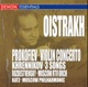 Prokofiev Concerto No 1 Khrennikov 3 Songs for Violin Orchestra