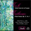 Bach: Violin Concerto in E Major - Beethoven: Piano Sonata, Op. 27, No. 2