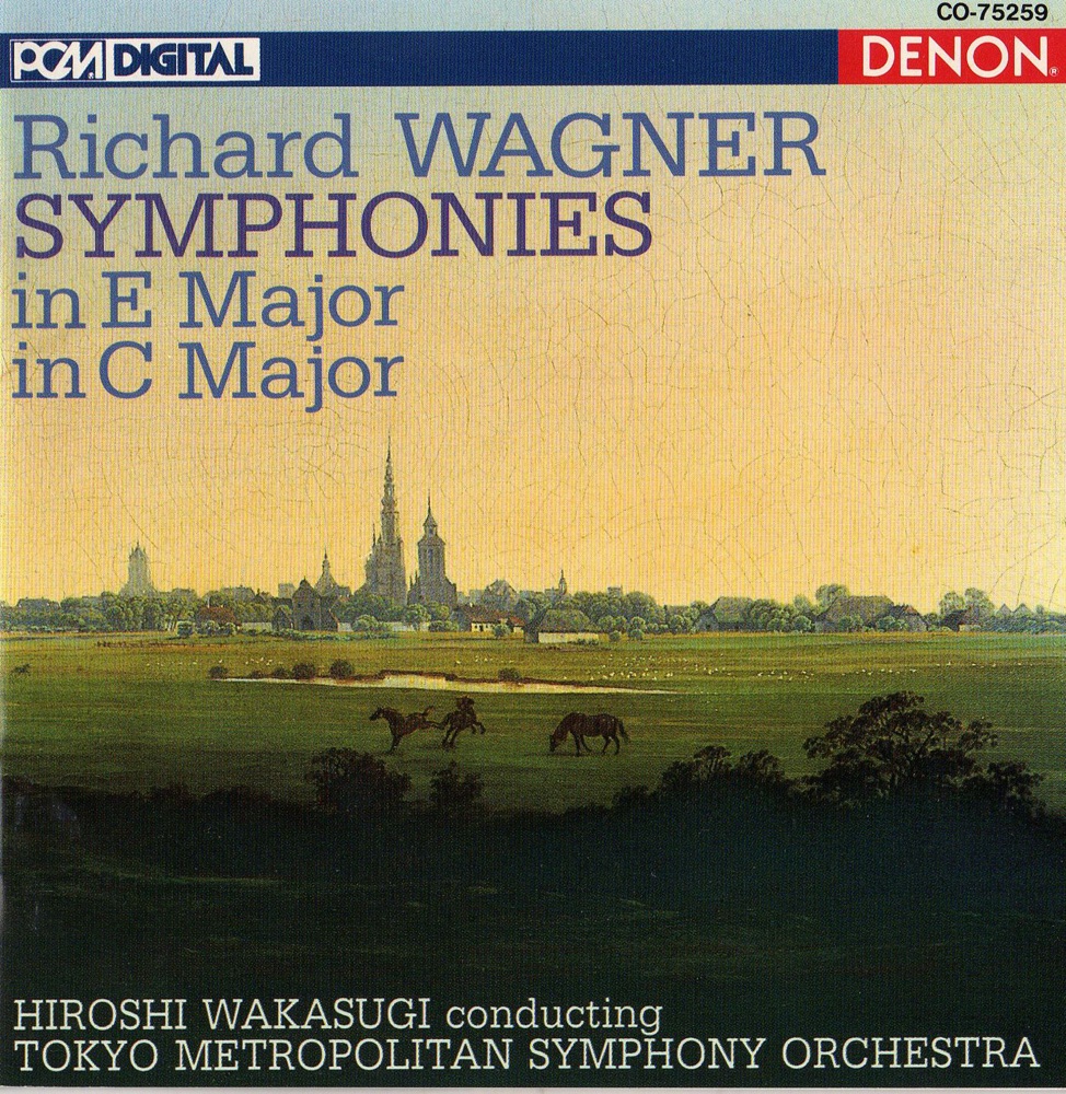Обложка альбома «Wagner: Symphonies In E Major & C Major» — Tokyo Metropolitan Symphony Orchestra & Hiroshi Wakasugi