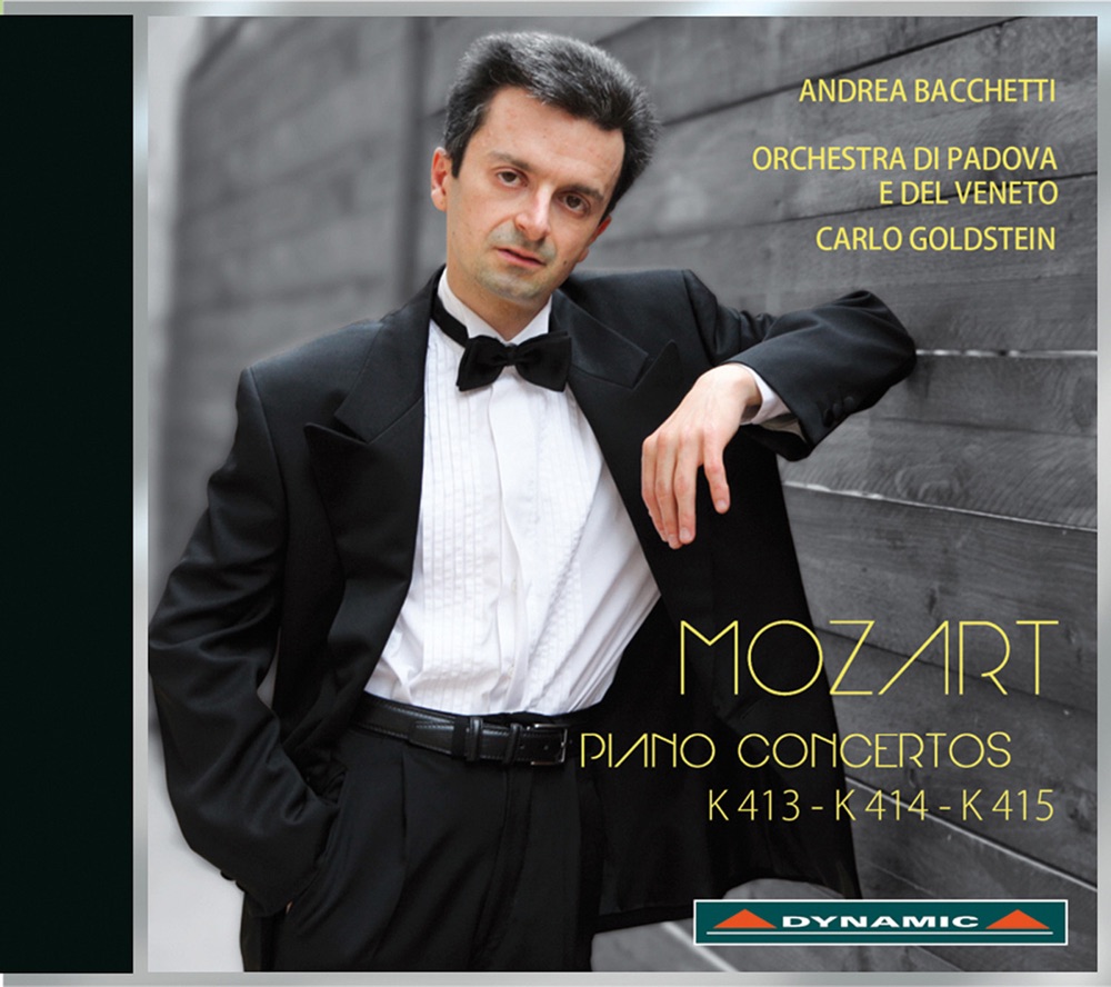 Обложка альбома «Mozart: Piano Concertos Nos. 11-13» — Carlo Goldstein, Padova e del Veneto Orchestra & Andrea Bacchetti