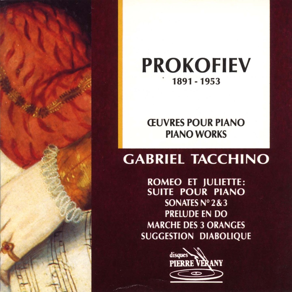 Обложка альбома «Prokofiev - Œuvres pour piano» — Gabriel Tacchino