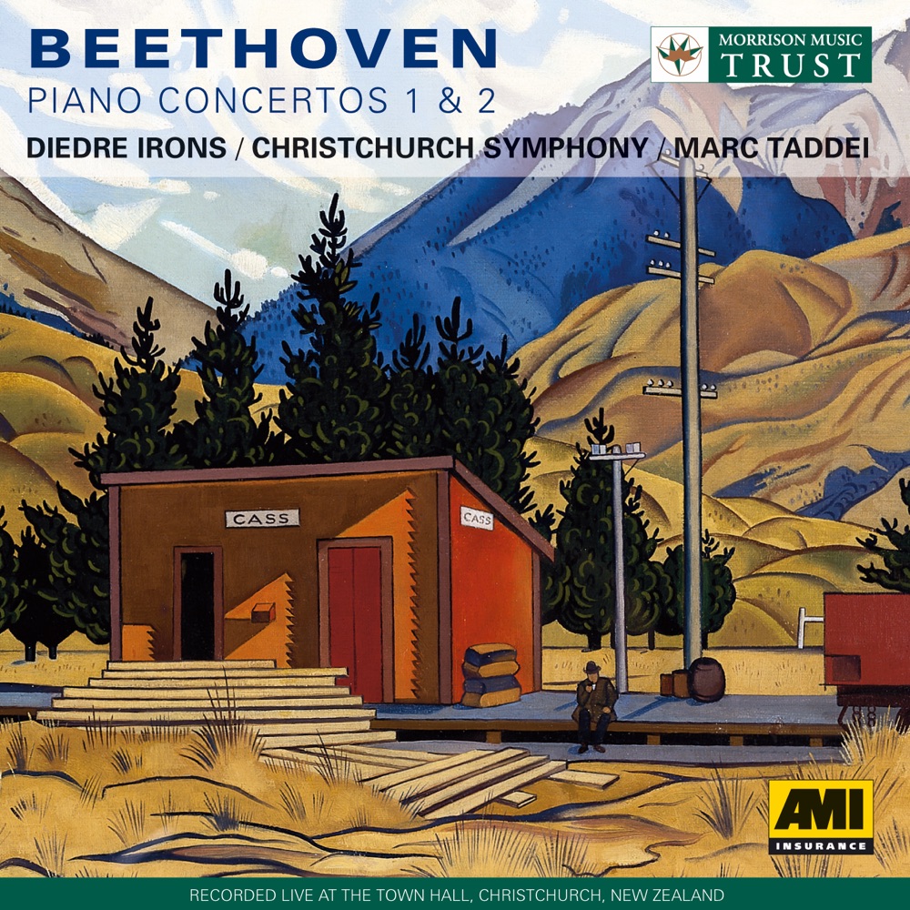Обложка альбома «Beethoven: Piano Concertos Nos. 1 and No. 2» — Diedre Irons, Christchurch Symphony & Marc Decio Taddei