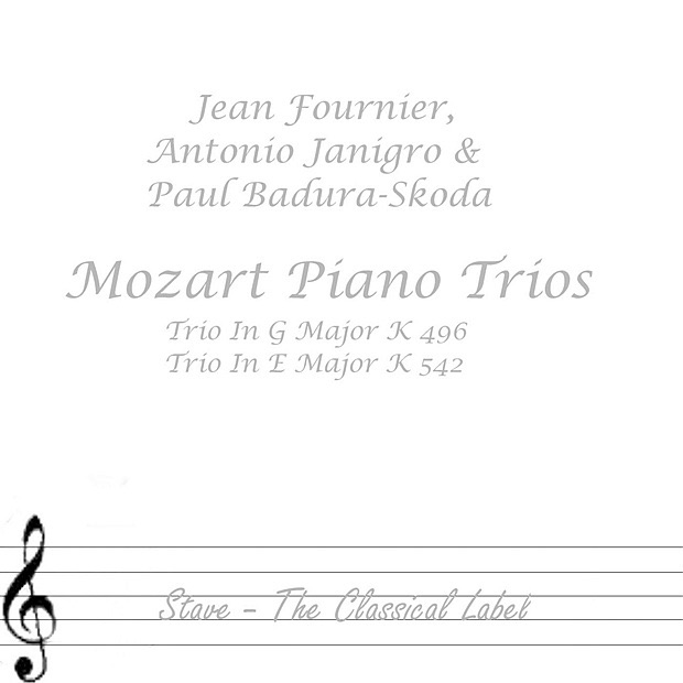 Обложка альбома «Mozart: Piano Trios, Vol. 2» — Antonio Janigro, Jean Fournier & Paul Badura-Skoda