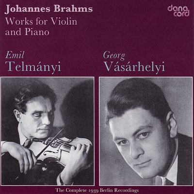 Brahms: Works for Violin and Piano