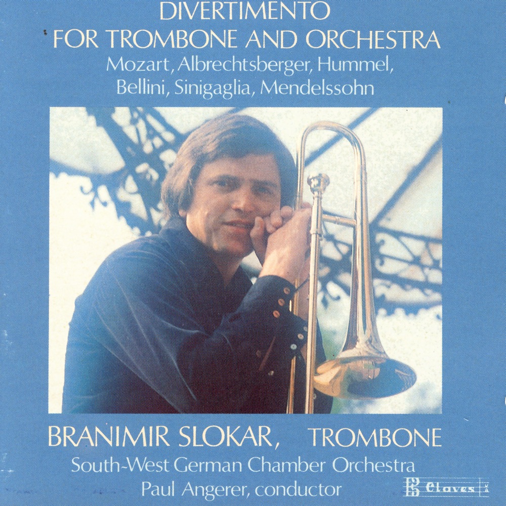Обложка альбома «Works for Trombone & Orchestra» — Branimir Slokar, South-West German Chamber Orchestra & Paul Angerer