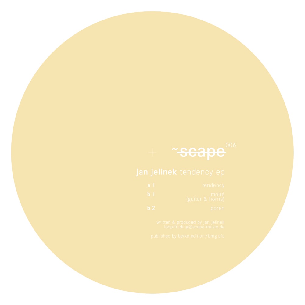 Обложка альбома «Tendency - Single» — Jan Jelinek