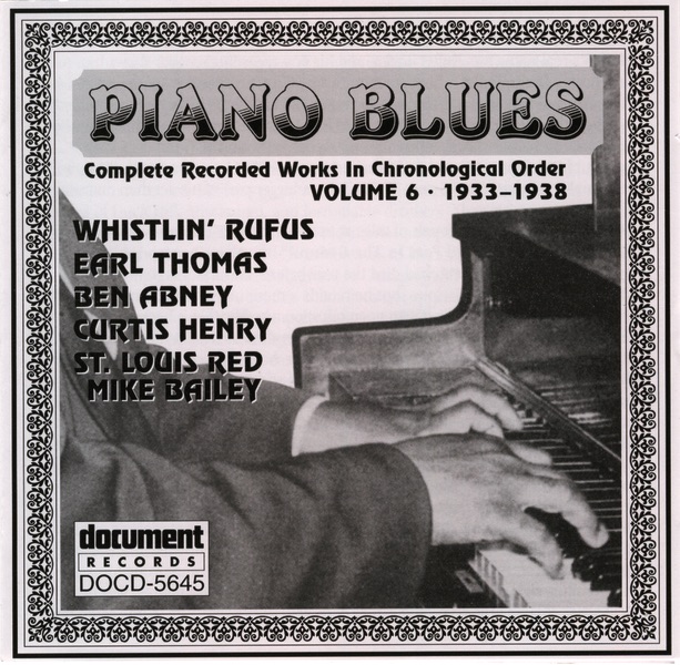 Piano Blues Vol. 6 (1933-1938)