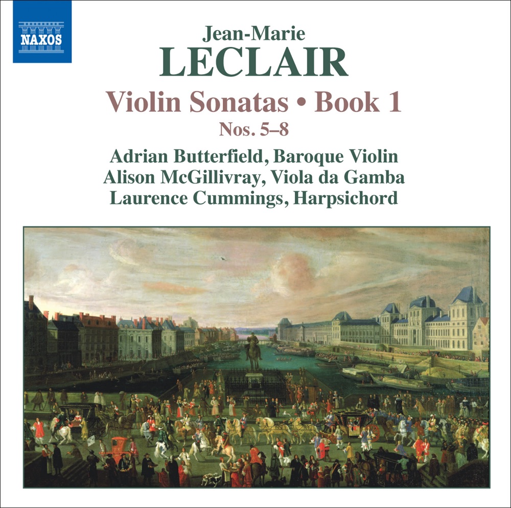 Обложка альбома «Leclair: Violin Sonatas, Op. 1, Nos. 5-8» — Laurence Cummings, Adrian Butterfield & Alison McGillivray