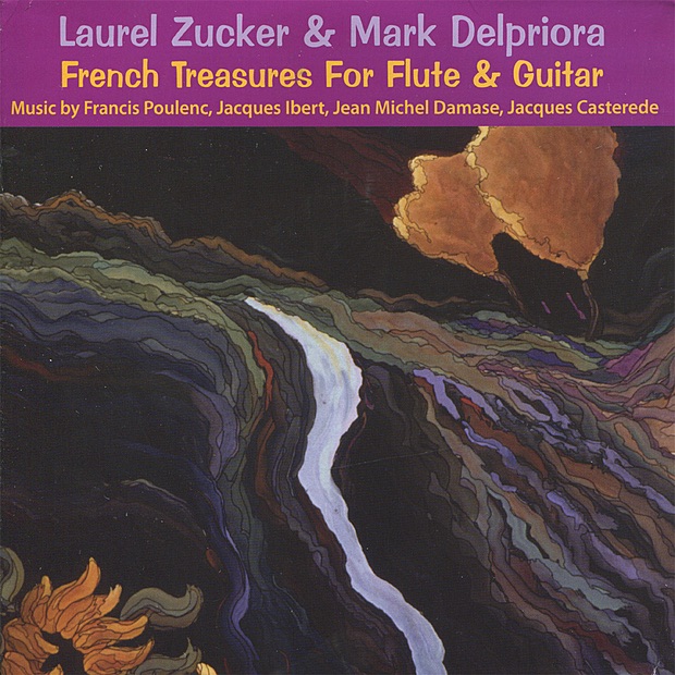 Обложка альбома «French Treasures for Flute and Guitar» — Laurel Zucker & Mark Delpriora