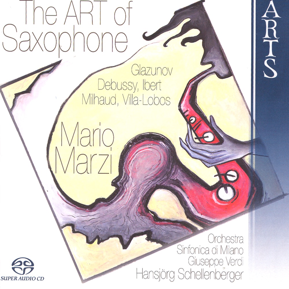 Обложка альбома «The Art of Saxophone» — Mario Marzi, Orchestra Sinfonica Di Milano G. Verdi & Hansjörg Schellenberger