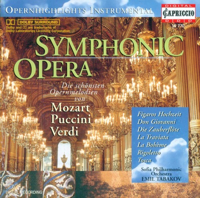 Symphonic Opera - Verdi, Mozart & Puccini: Orchestral Music