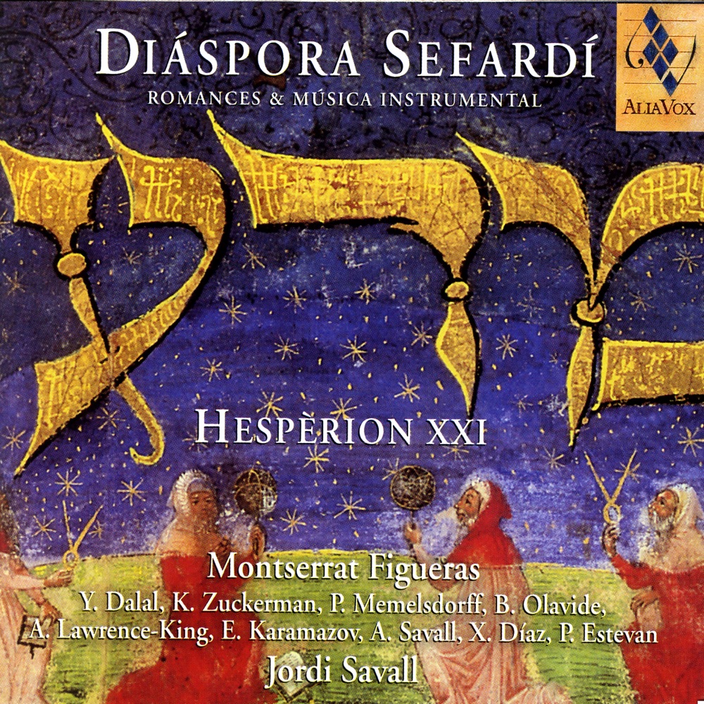 Обложка альбома «Díaspora Sefardí: Romances & Música Instrumental» — Hespèrion XXI, Jordi Savall & Montserrat Figueras