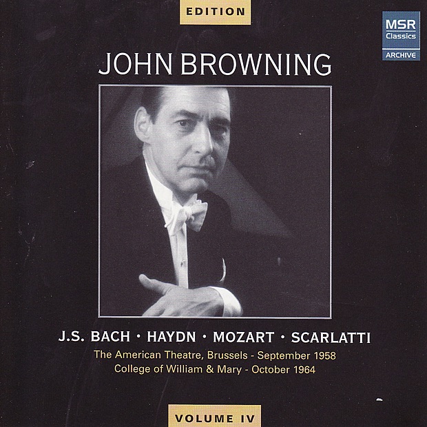 Обложка альбома «John Browning Edition, Vol. 4 - Bach, Haydn, Mozart & Scarlatti: Piano Works» — John Browning