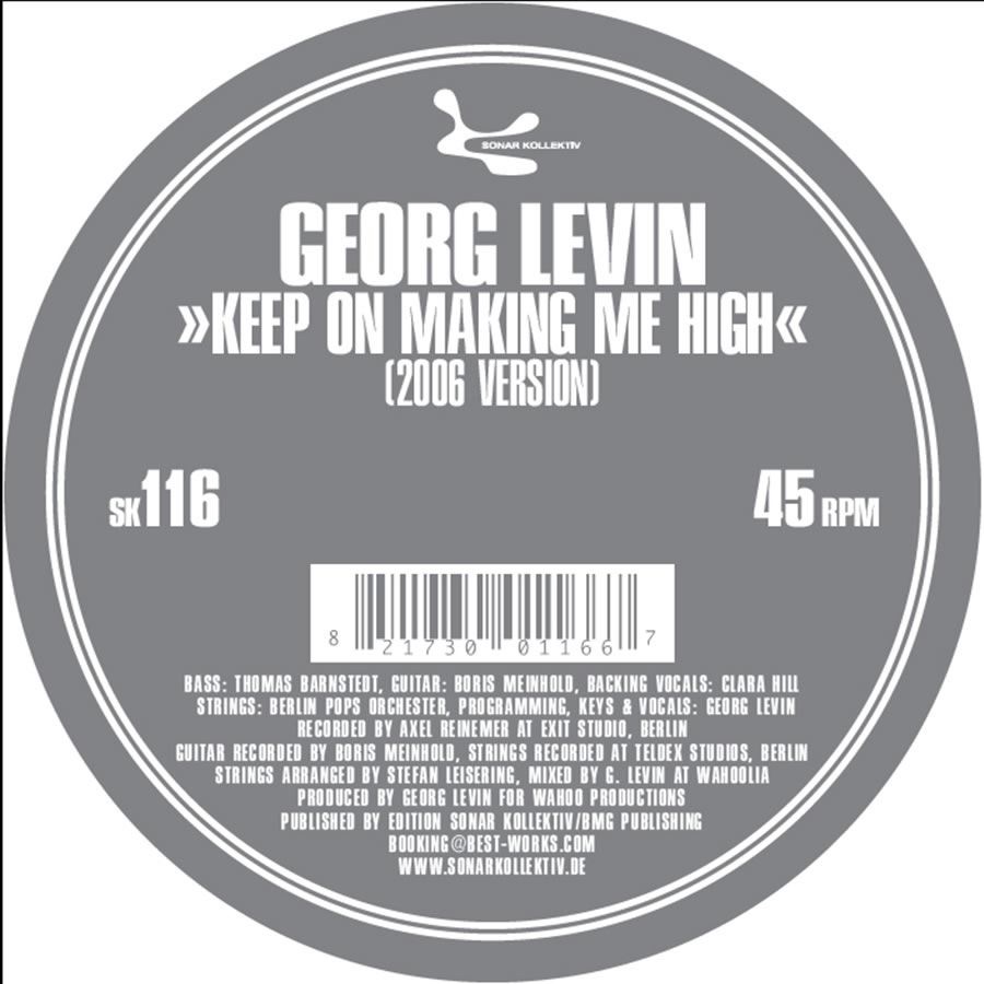 Обложка альбома «Keep On Making Me High / Leisure Suit - EP» — Georg Levin