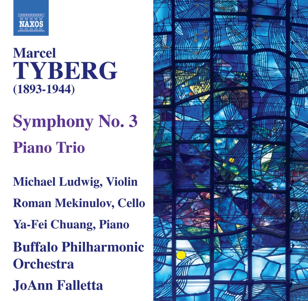 Обложка альбома «Tyberg: Symphony No. 3 - Piano Trio» — JoAnn Falletta, Buffalo Philharmonic Orchestra, Michael Ludwig, Ya-Fei Chuang & Roman Mekinulov