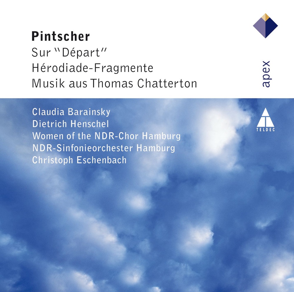 Обложка альбома «Pintscher: Hérodiade Fragmente» — Christoph Eschenbach, Claudia Barainsky, Damen des NDR-Chores, Dietrich Henschel & NDR Elbphilharmonie Orchester