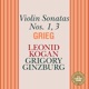 Grieg Sonatas for Violin and Piano Nos 1 3