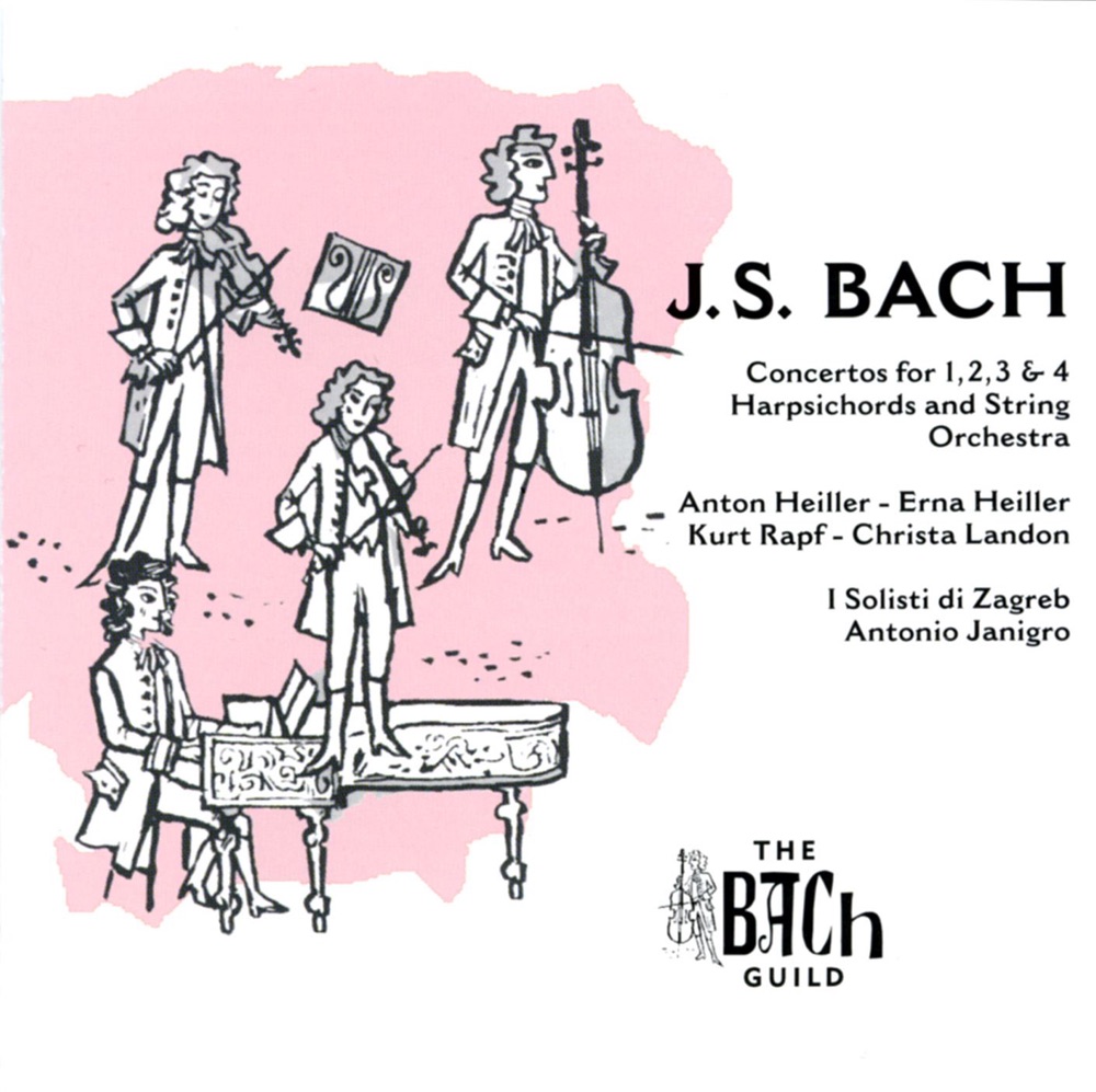 Обложка альбома «Bach: Harpsichord Concerti» — Anton Heiller, I Solisti di Zagreb & Antonio Janigro