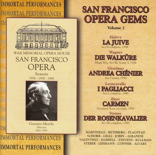SAN FRANCISCO OPERA GEMS - Volume 2